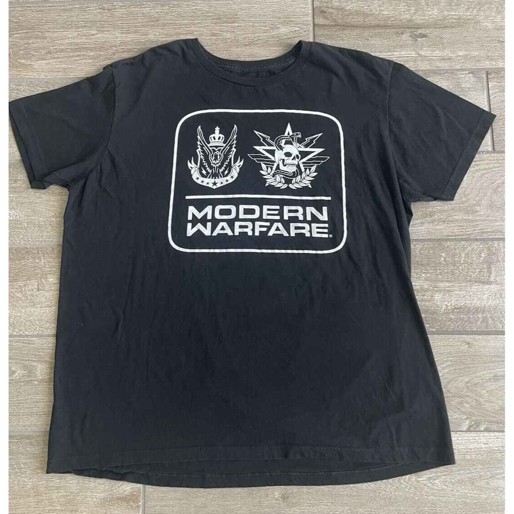 modem warfare faction shirt Adult Size XL Black Hot Topic Call Of Duty